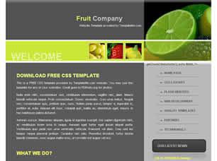 Fruit Company Free CSS Template