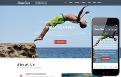 Swim Care a Sports Category Flat Bootstrap Responsive Web Template