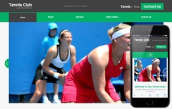 Tennis Club a Sports Category Flat Bootstrap Responsive Web Template