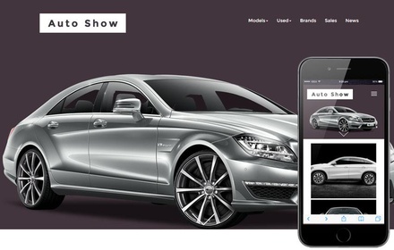 Auto Show a Automobile Category Responsive Web Template