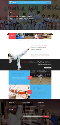 Karate a Sports Category Flat Bootstrap Responsive Web Template