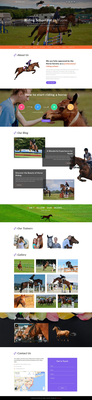 Horse Riding Sports Category Bootstrap Responsive Web Template