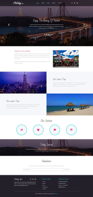 Holiday Spot a Travel Category Bootstrap Responsive Web Template