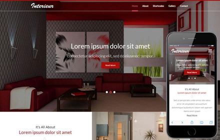 Interieur a Interior Category Flat Bootstrap Responsive  Web Template