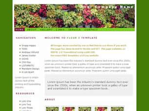 Fleur 2 Free CSS Template