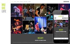 Music Life a Entertainment Category Flat Bootstrap Responsive web template
