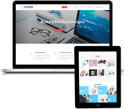 Conceit Corporate Category Bootstrap Responsive Web Template