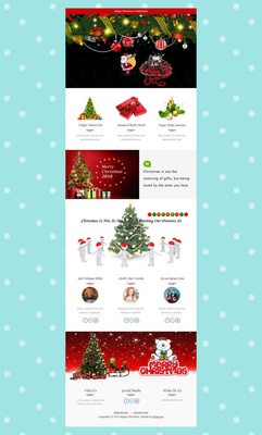 Happy Christmas a Newsletter Responsive Email Template