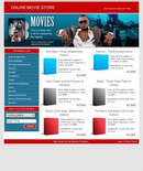 Online movie store template