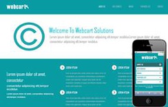 Webcart web and mobile website template for free