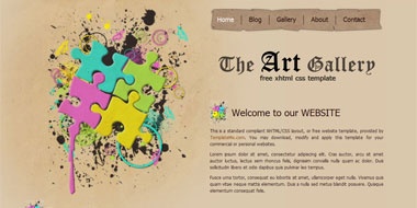 Wooden Blog Template