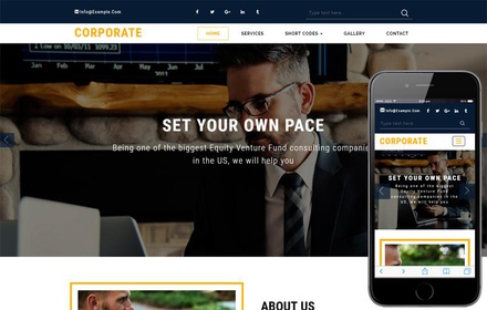 Corporate a Corporate Business Category Bootstrap Responsive Web Template