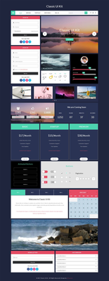 Classic UI Kit a Flat Bootstrap Responsive Web Template
