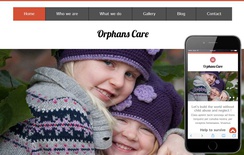 Orphans Care Charity Category Flat Bootstrap Responsive Web Template