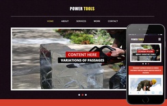 Power Tools a Industrial Category Flat Bootstrap Responsive Web Template