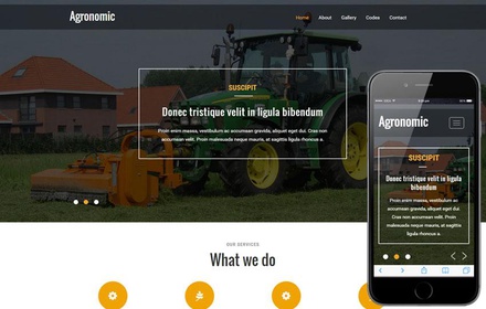 Agronomic a Agriculture Category Flat Bootstrap responsive Web Template
