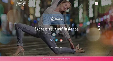 Dance an Entertainment Category Bootstrap Responsive Web Template
