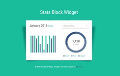 Stats Block Responsive Widget Template
