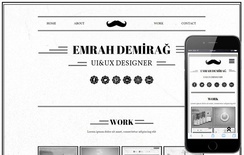Emrah Demirag a Onepage Portfolio Flat Bootstrap Responsive Web Template
