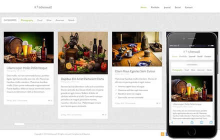 Kitchen Wall a Food Category Flat Bootstrap Responsive Web Template