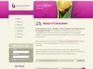 G-Consultant Free CSS Template