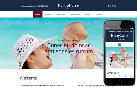 Baby Care a Society and People Bootstrap responsive Web Template