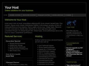 Your Host Free CSS Template