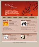 College music template