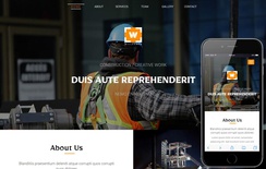 Willpower an Industrial Category Flat Bootstrap Responsive web Template
