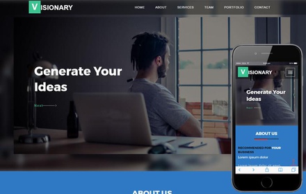 Visionary a Corporate Category Flat Bootstrap Responsive Web Template