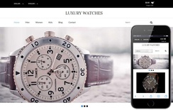 Luxury Watches a Flat Ecommerce Bootstrap Responsive Web Template