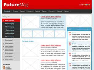 FutureMag Free CSS Template