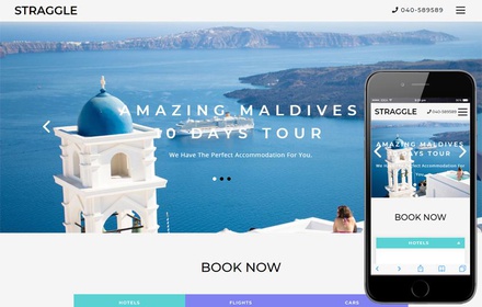 Straggle Travel Category Bootstrap Responsive Web Template
