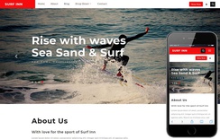 Surf Inn Sports Category Bootstrap Responsive Web Template