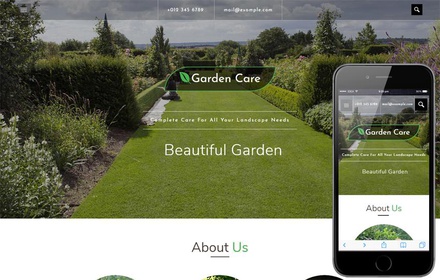 Garden Care an Agriculture Category Bootstrap Responsive Web Template