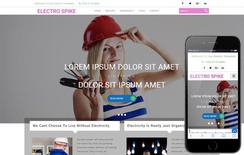 Electro Spike an Industrial Category Bootstrap Responsive Web Template