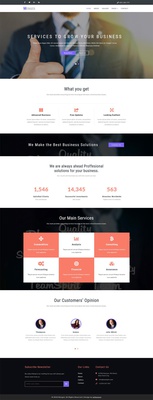 Merged Corporate Category Bootstrap Responsive Web Template