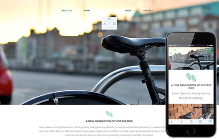 Bicycle a Product Based Flat Responsive web template