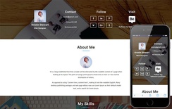 Curriculum vitae a Personal Category  Flat Bootstrap Responsive Web Template