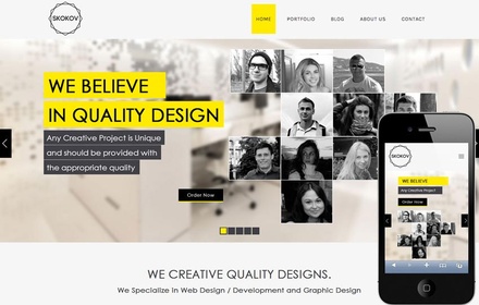 My Kingdom Minimalistic – A Flat Corporate Responsive Web Template