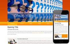 Free Smart Business Webtemplate and Mobile Webtemplate for companies