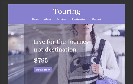 Touring a Newsletter Responsive Web Template