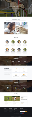 Dog Home – Animals & Pets Category Bootstrap Responsive Web Template