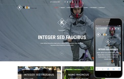 Kids Cycling a Sports Category Bootstrap Responsive Web Template