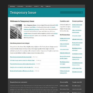 Temporary Issue:  | TEMPLATED