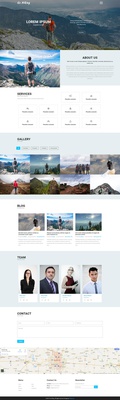 Go Hiking a Sports Category Flat Bootstrap Responsive Web Template