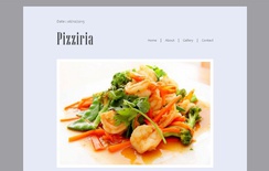 Pizziria a Newsletter Responsive Web Template