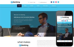 E-Banking a Banking Category Bootstrap Responsive Web Template