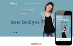 Hipster a Fashion Category Responsive Web Template