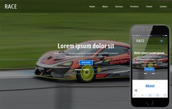 Race a Sports Category Flat Bootstrap Responsive Web Template